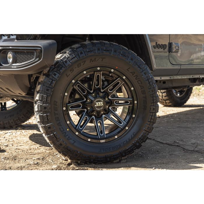 BBB H137 LB4 20x10 Gloss Black Milled -25mm 78.1mm