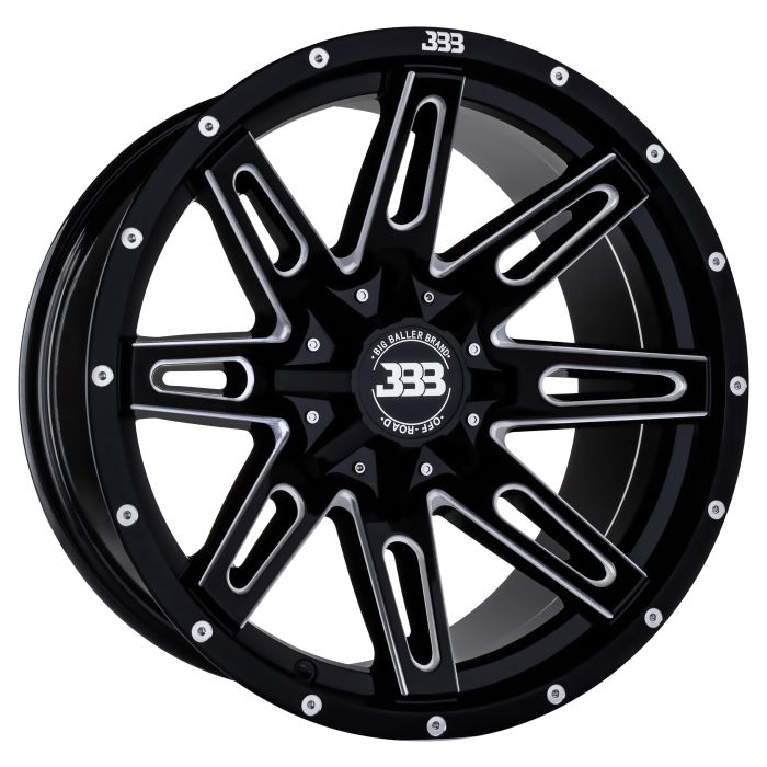 BBB H137 LB4 18x9 Gloss Black Milled 8x170 +0mm 125.1mm