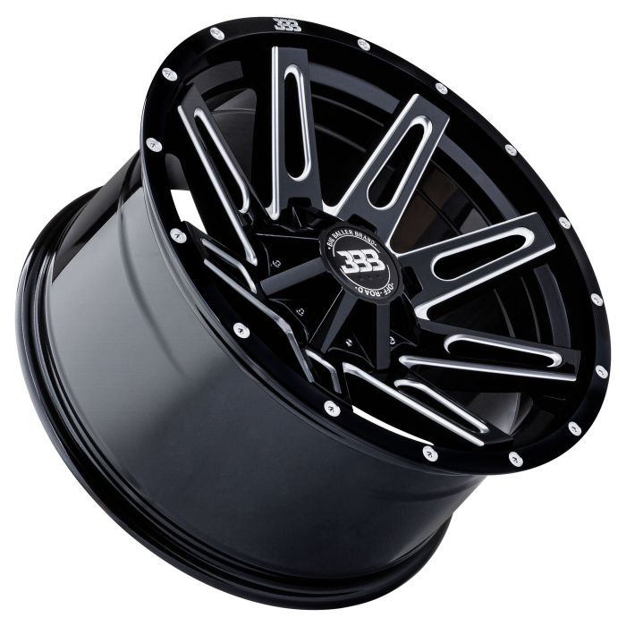 BBB H137 LB4 18x10 Gloss Black Milled 5x127/5x139.7 -25mm 78.1mm