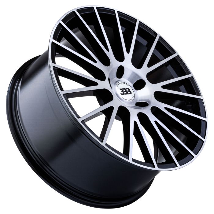 BBB H177 Z04 18x8 Gloss Black with Brushed Face 5x120 +35mm 72.6mm