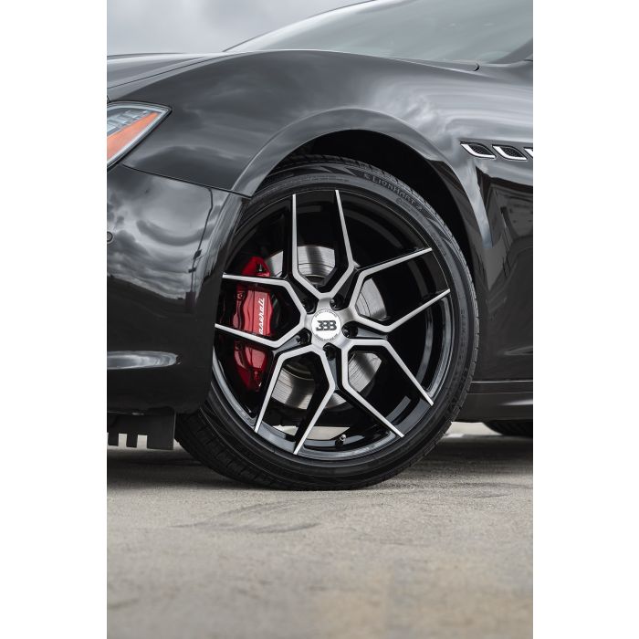 BBB H141 Z05 18x8 Gloss Black with Brushed Face +35mm 72.6mm