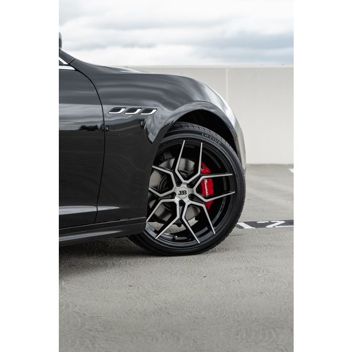 BBB H141 Z05 17x8 Gloss Black with Brushed Face +42mm 72.6mm