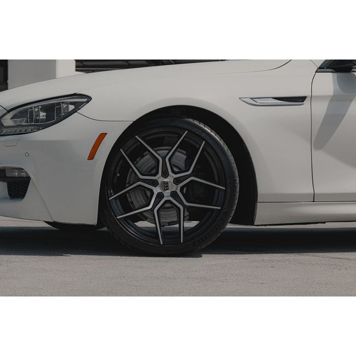 BBB H141 Z05 17x8 Gloss Black with Brushed Face +42mm 72.6mm