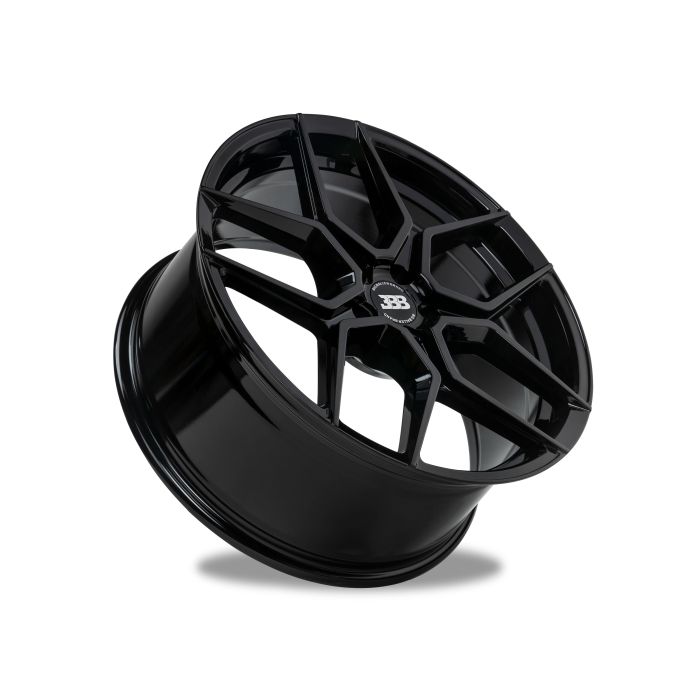 BBB H130 Z05 17x8 Full Gloss Black 5x120 +35mm 72.6mm