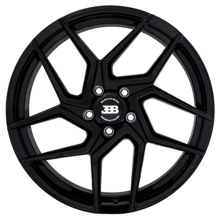 BBB H126 Z06 18x8 Full Gloss Black 5x114.3 +42mm 72.6mm