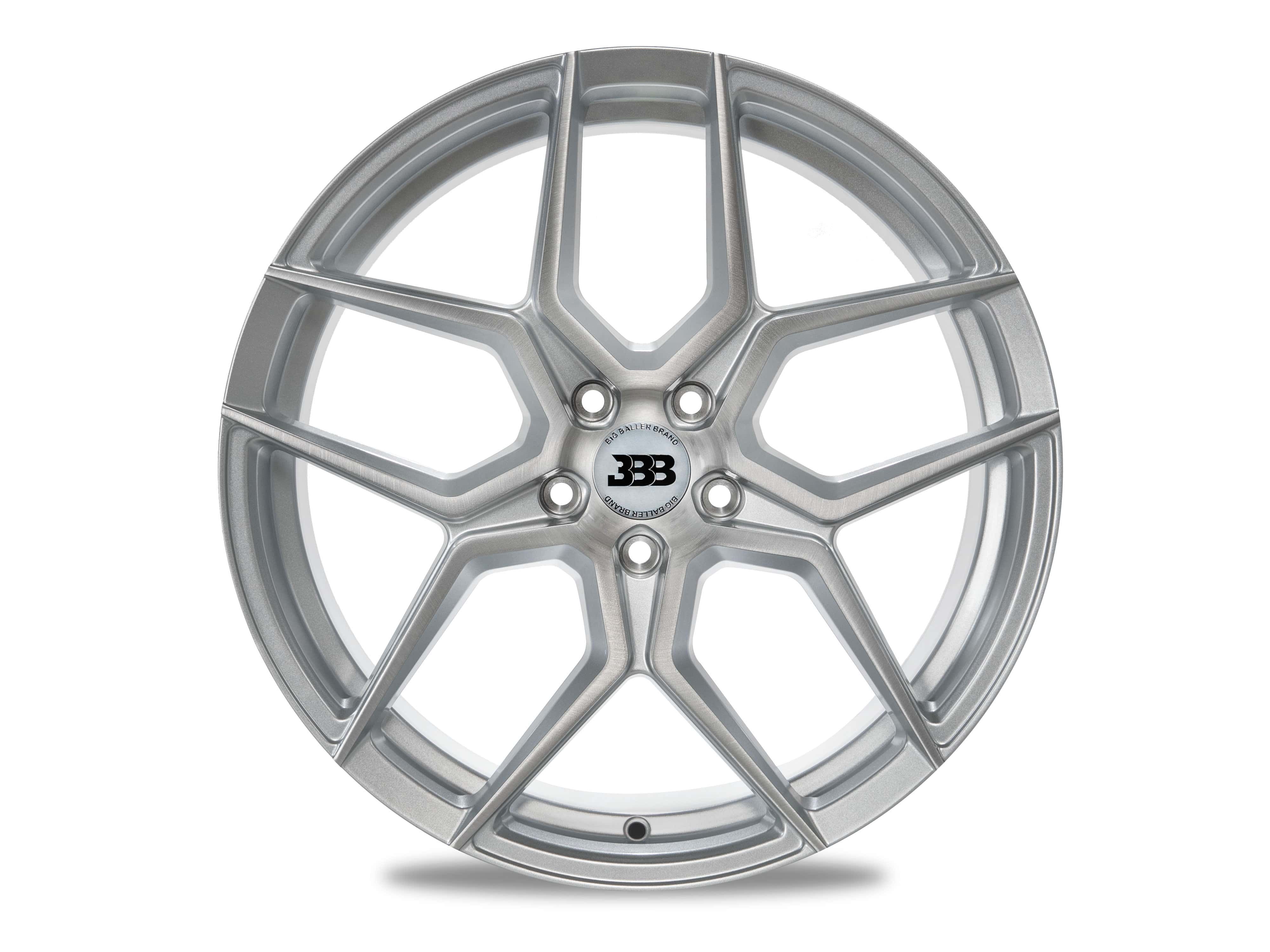 BBB H158 Z05 17x8 Silver with Brushed Face 5x114.3 +35mm 72.6mm