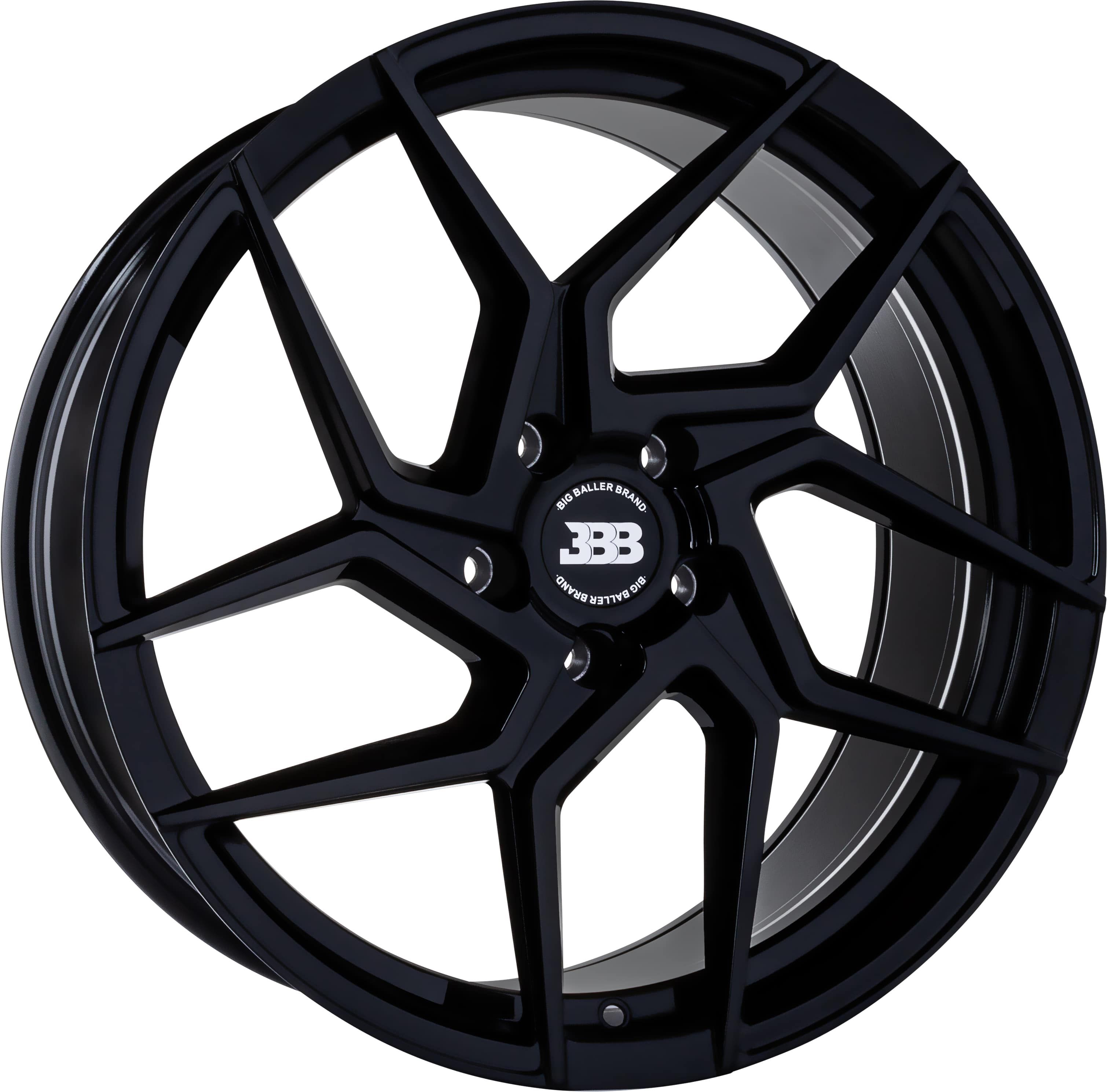 BBB H126 Z06 18x8 Full Gloss Black 5x114.3 +35mm 72.6mm