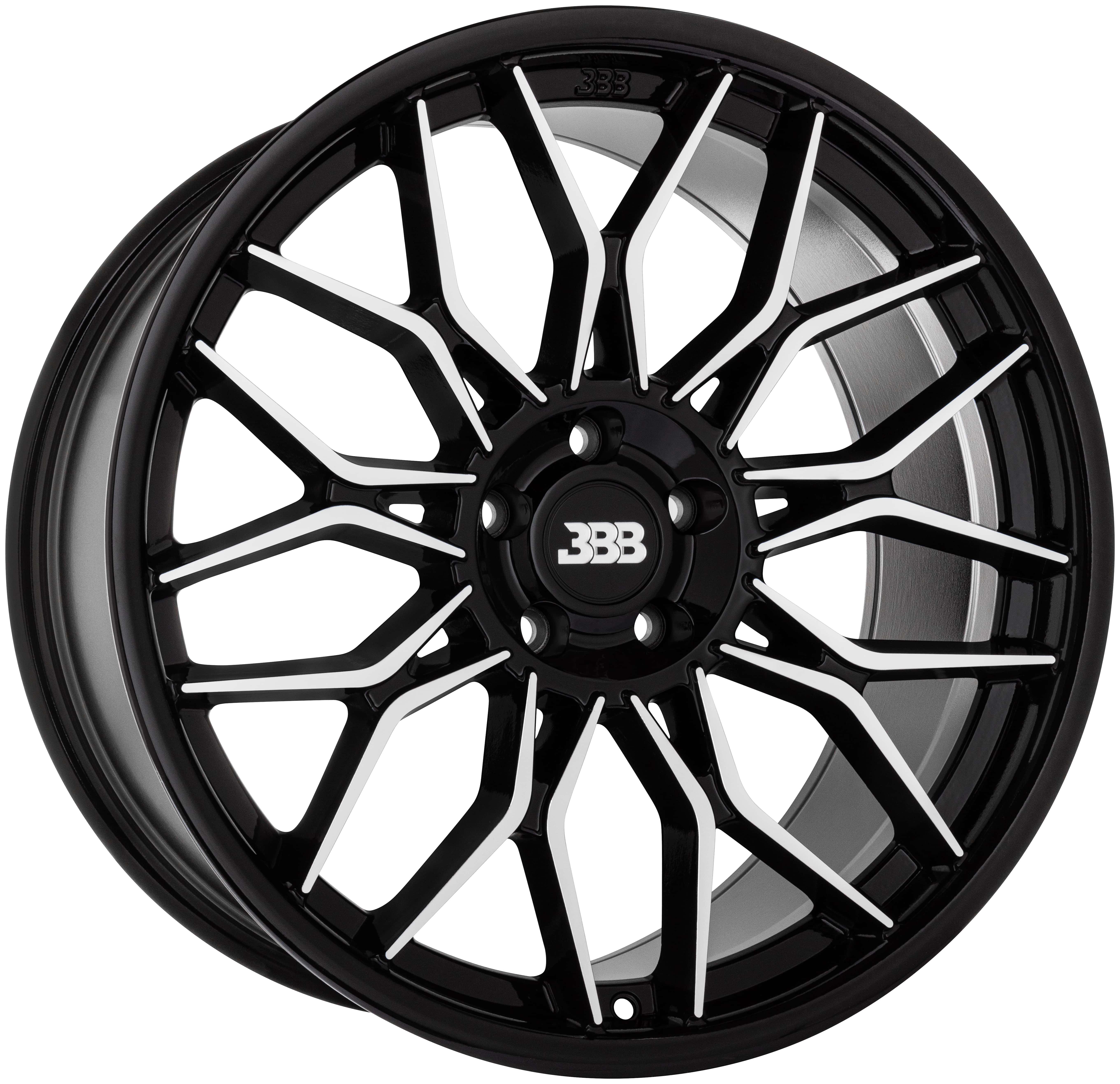 BBB H148 Z08 20x9 Gloss Black with Machined Face 5x114.3 +35mm 72.6mm