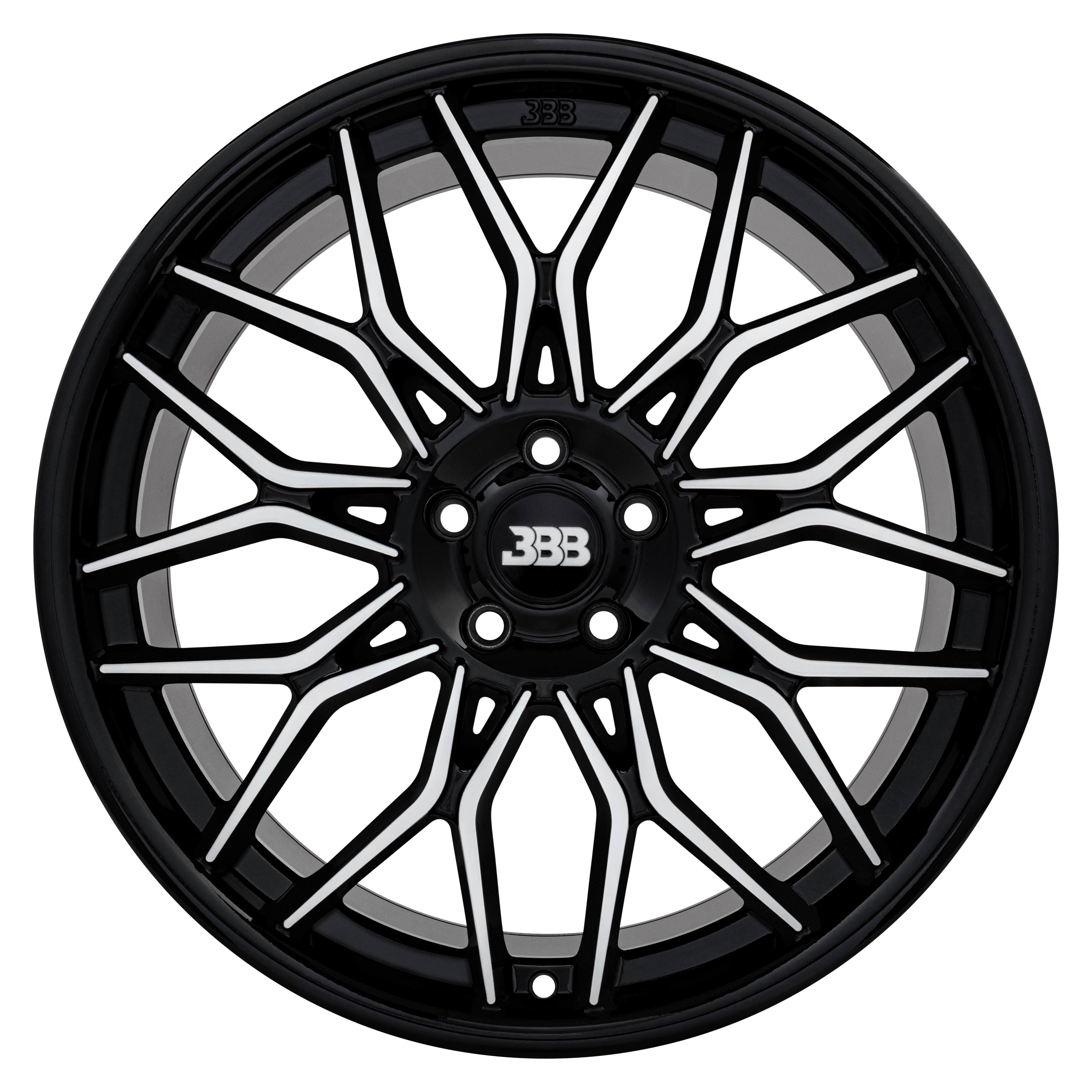 BBB H148 Z08 20x9 Gloss Black with Machined Face 5x114.3 +35mm 72.6mm