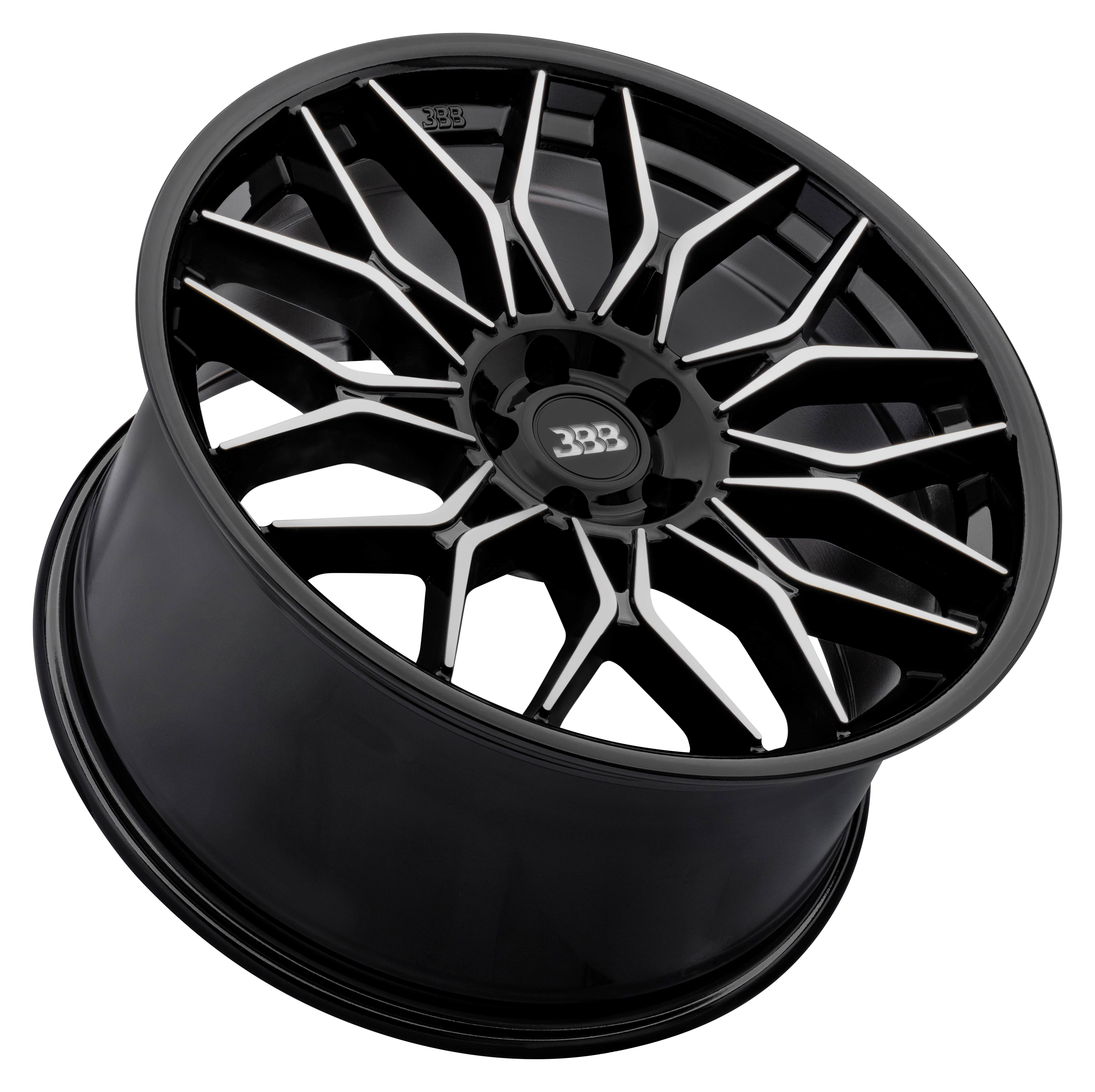 BBB H148 Z08 20x9 Gloss Black with Machined Face 5x114.3 +35mm 72.6mm