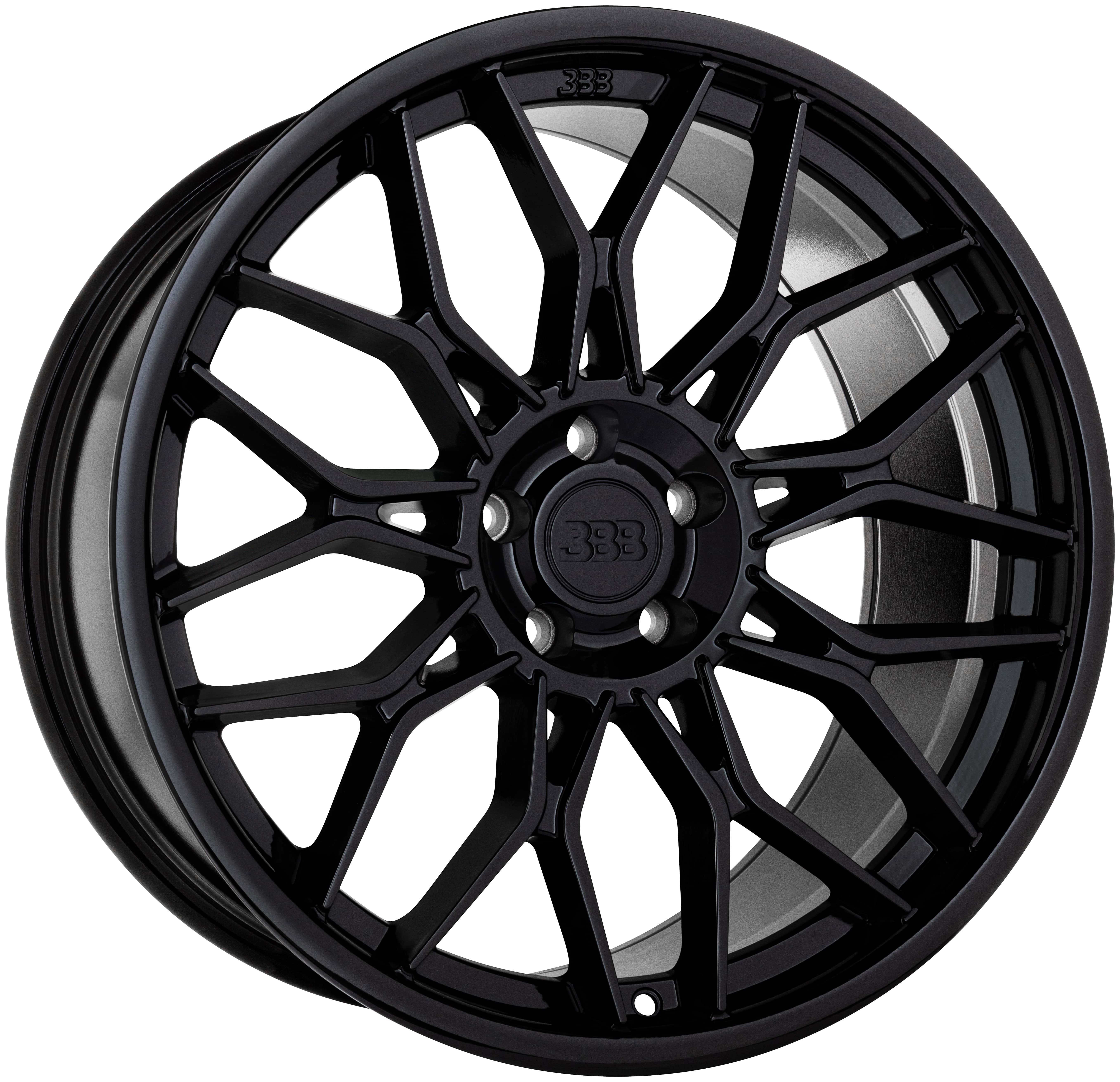 BBB H151 Z08 20x9 Full Gloss Black 5x114.3 +35mm 72.6mm