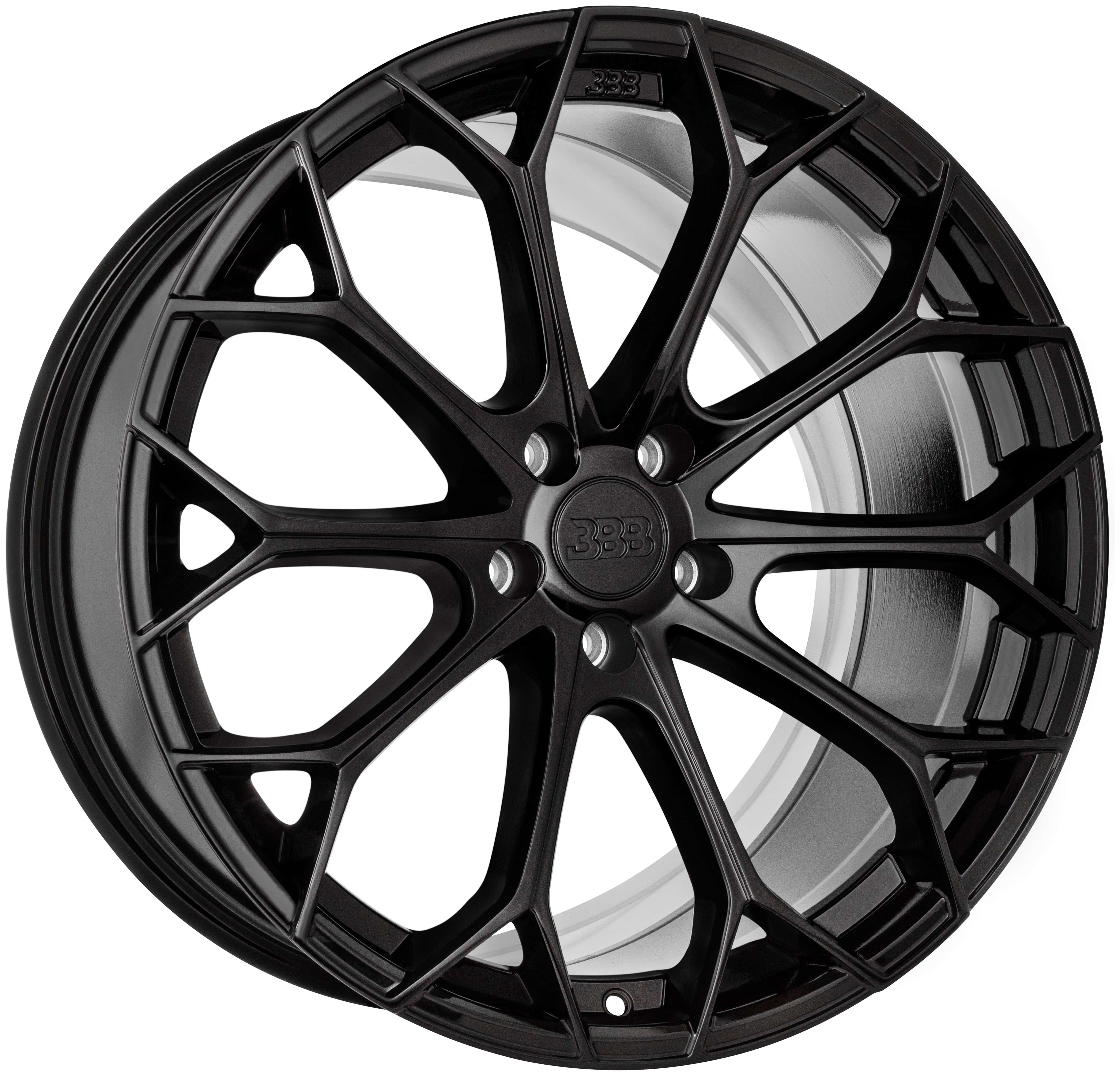 BBB H154 Z09 20x9 Full Gloss Black 5x114.3 +35mm 72.6mm