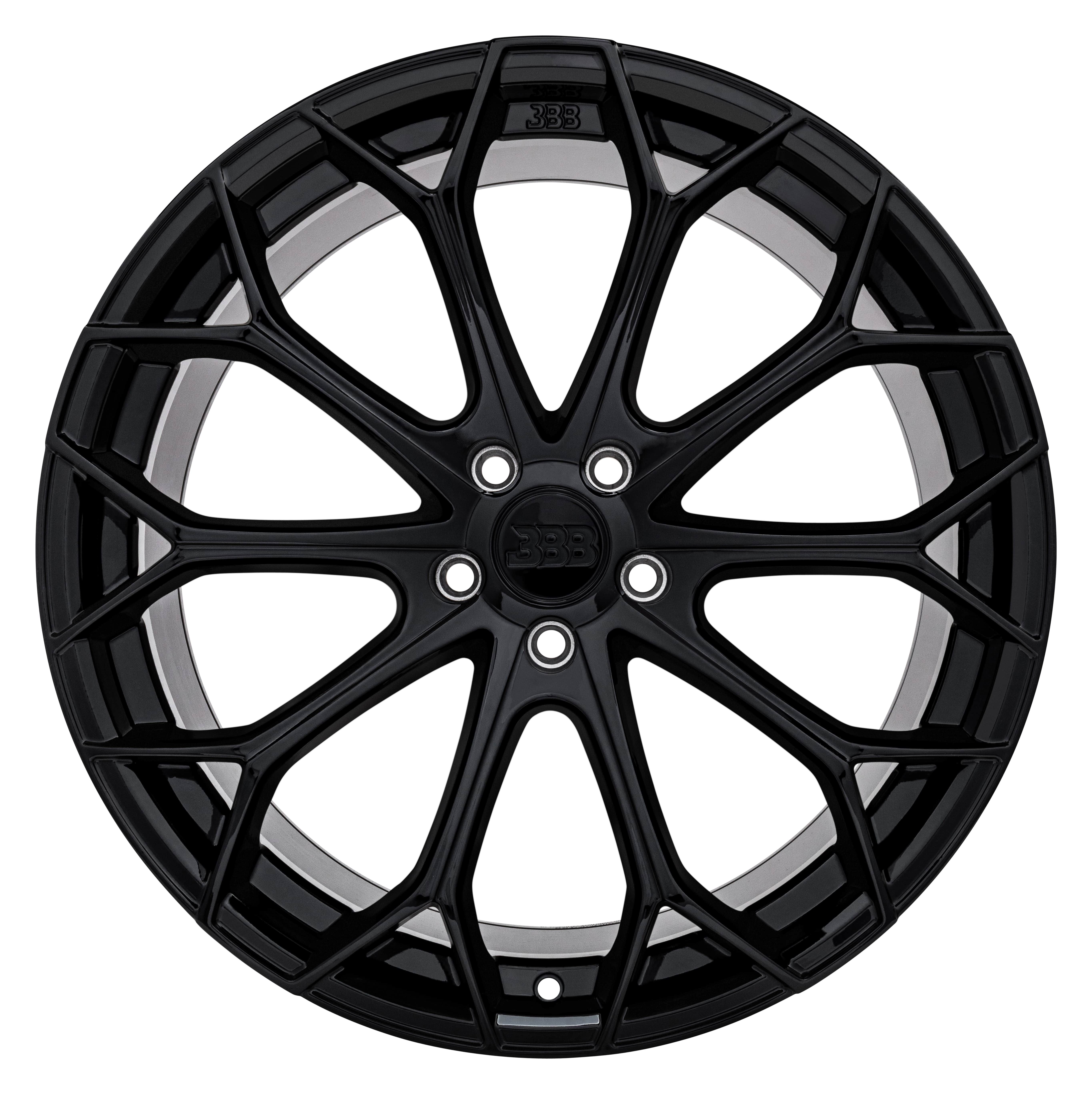 BBB H154 Z09 20x9 Full Gloss Black 5x114.3 +35mm 72.6mm