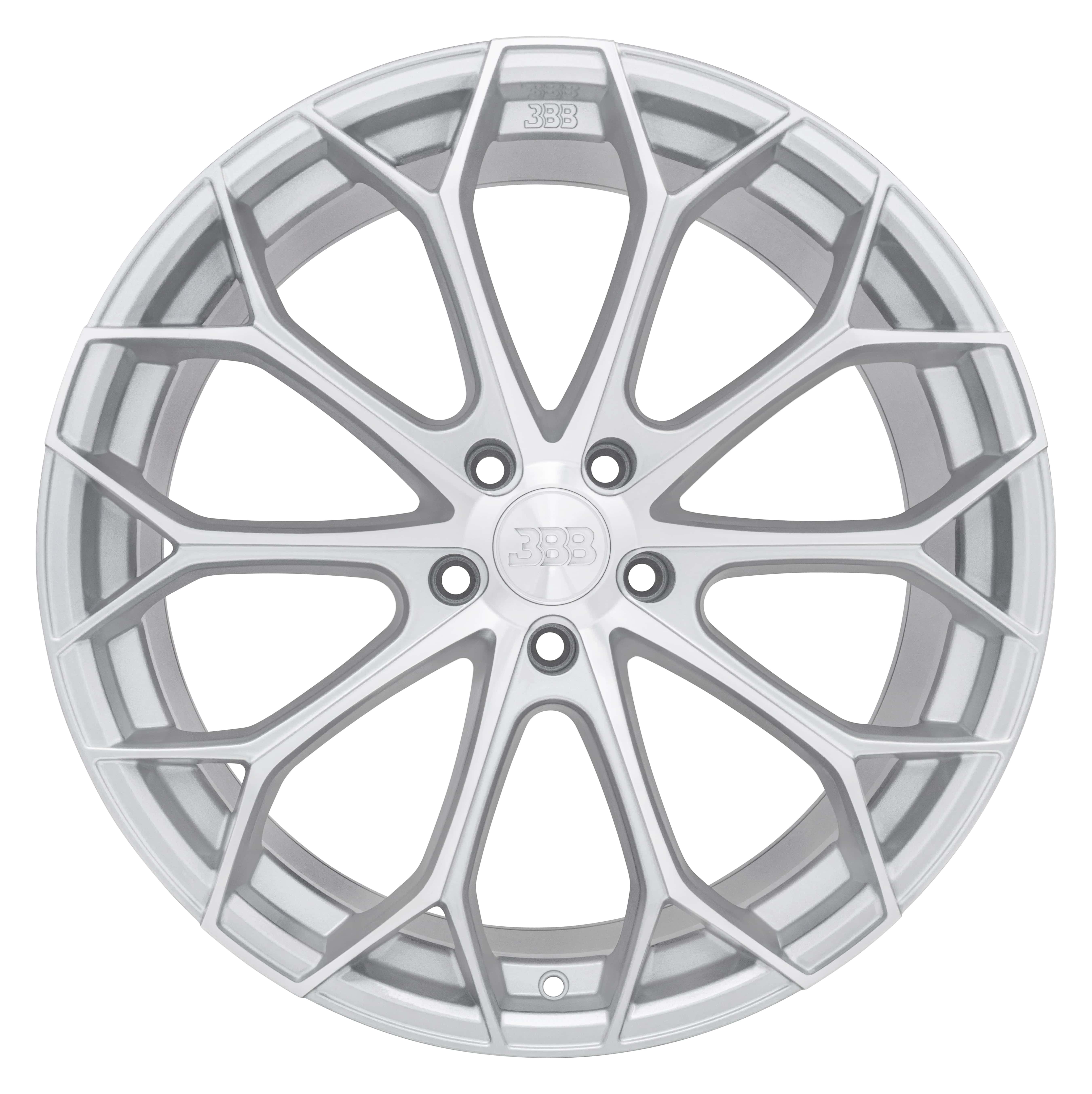 BBB H155 Z09 20x9 Silver with Machined Face 5x114.3 +35mm 72.6mm