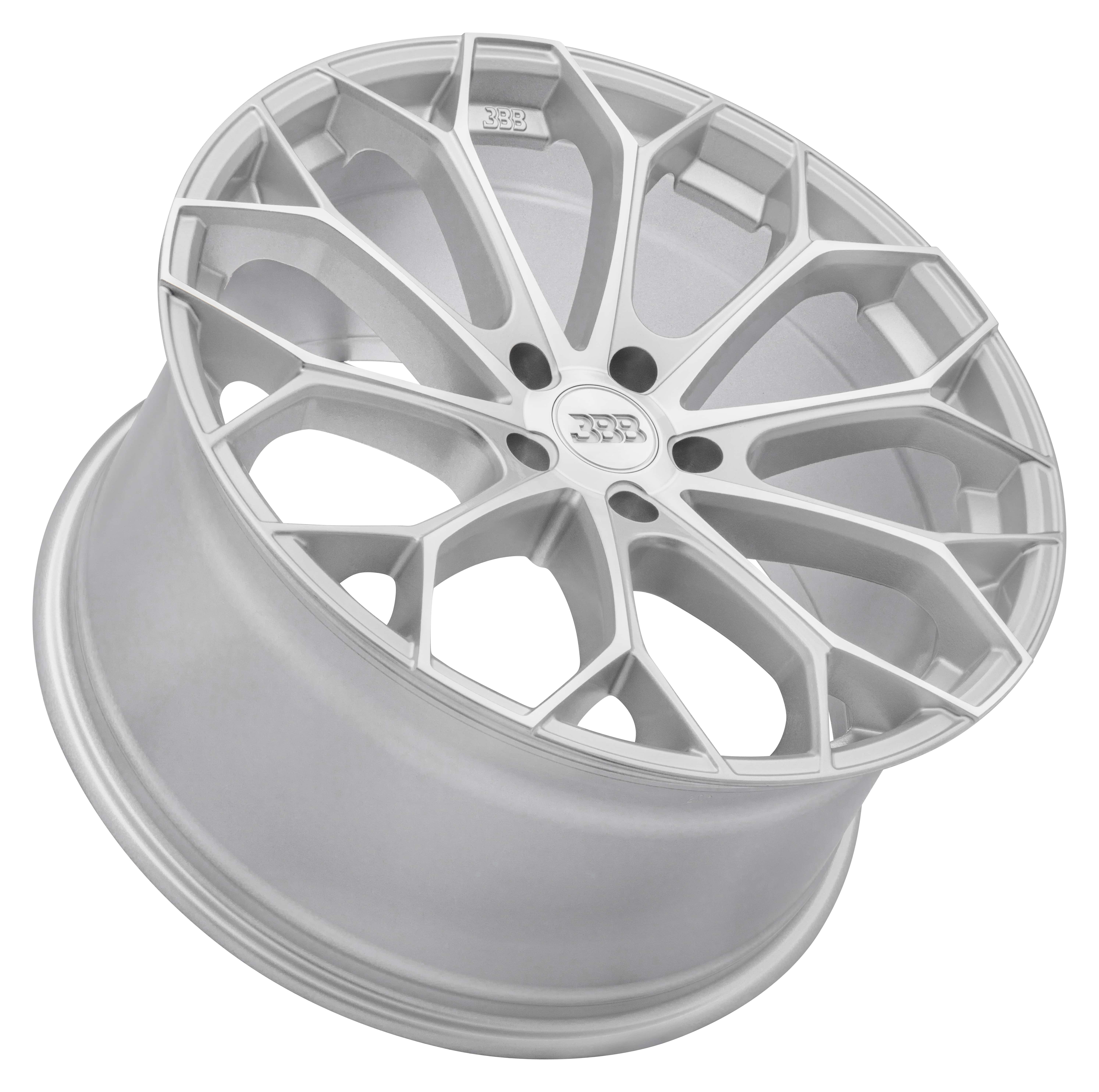 BBB H155 Z09 20x9 Silver with Machined Face 5x114.3 +35mm 72.6mm