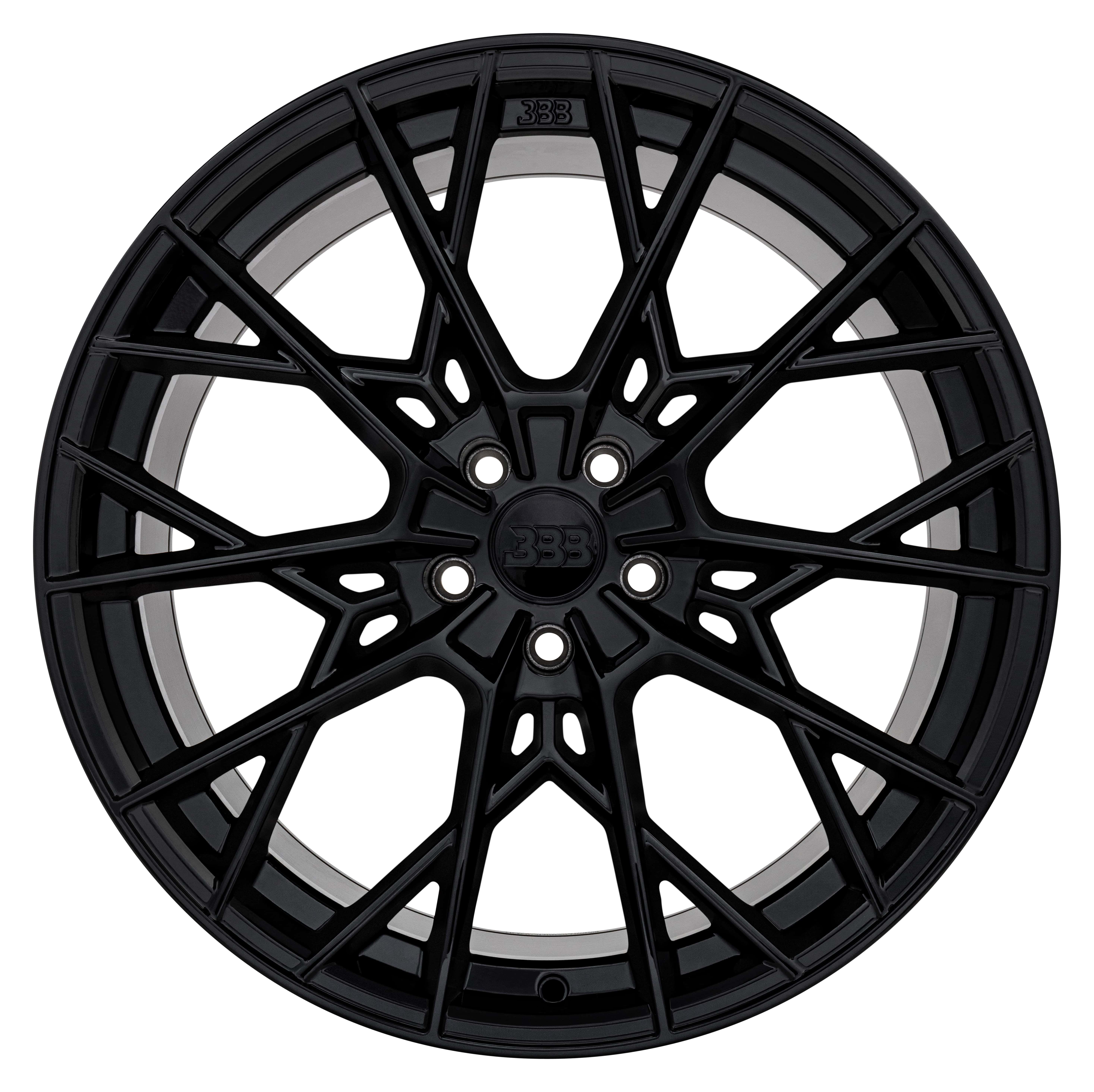 BBB H160 Z10 20x9 Full Gloss Black 5x114.3 +35mm 72.6mm