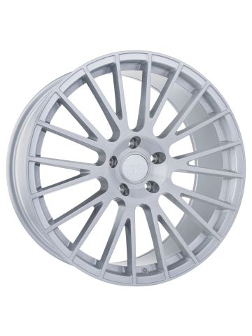 BBB H190 Z04 18x8 Gloss Silver with Brushed Face 5x114.3 +35mm 72.6mm