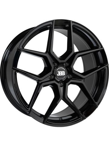 BBB H130 Z05 17x8 Full Gloss Black 5x114.3 +35mm 72.6mm