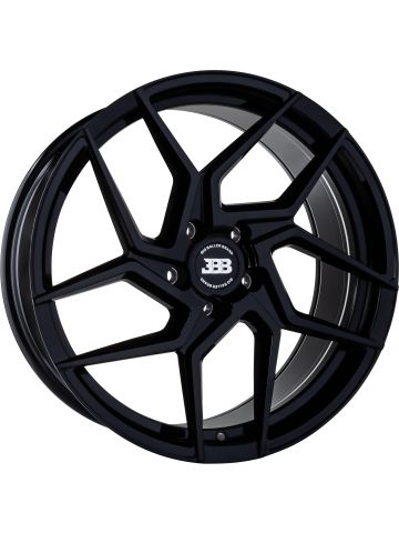 BBB H126 Z06 18x8 Full Gloss Black 5x114.3 +35mm 72.6mm