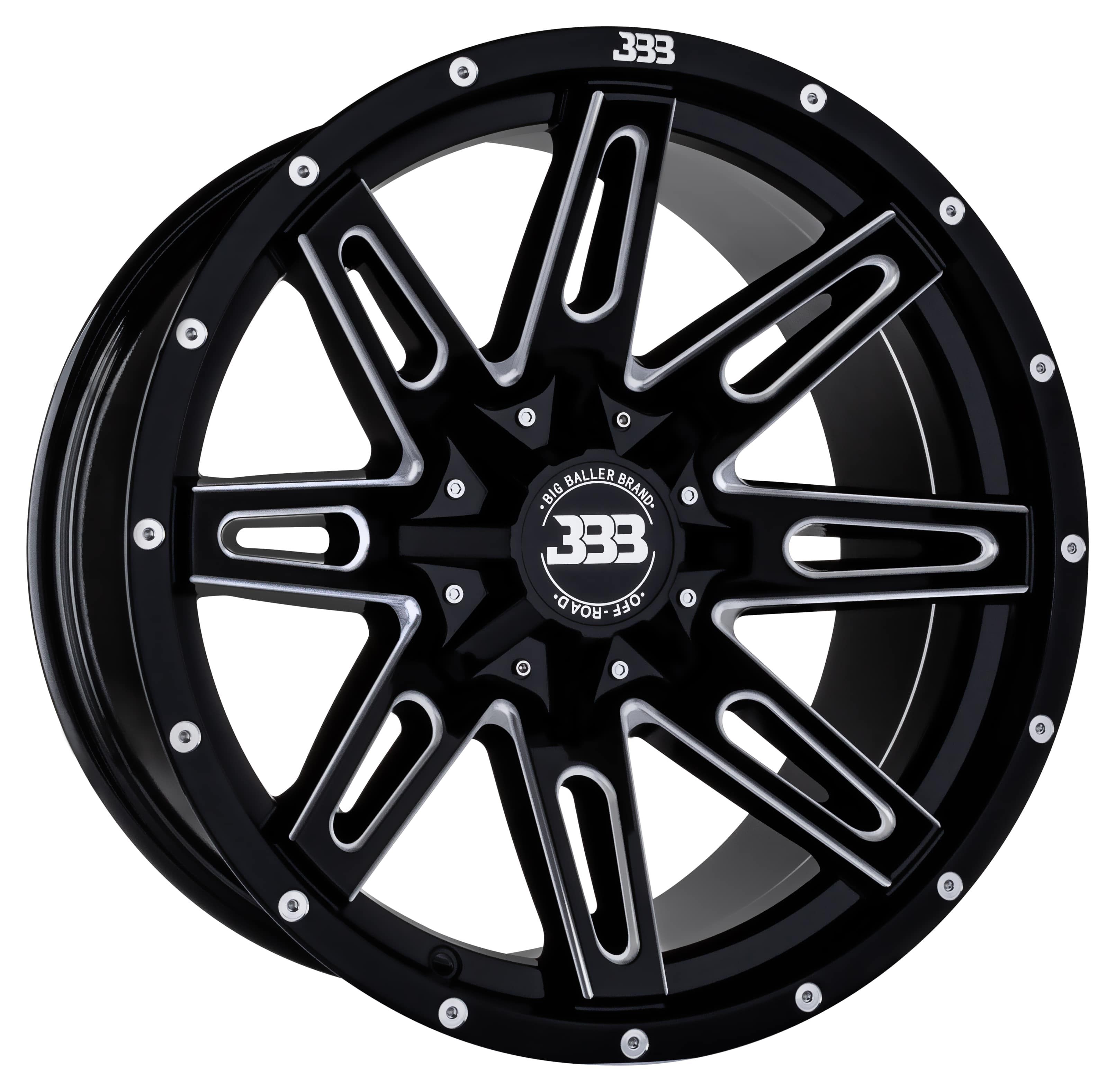 BBB H137 LB4 20x9 Gloss Black Milled 5x127/5x139.7 +0mm 78.1mm