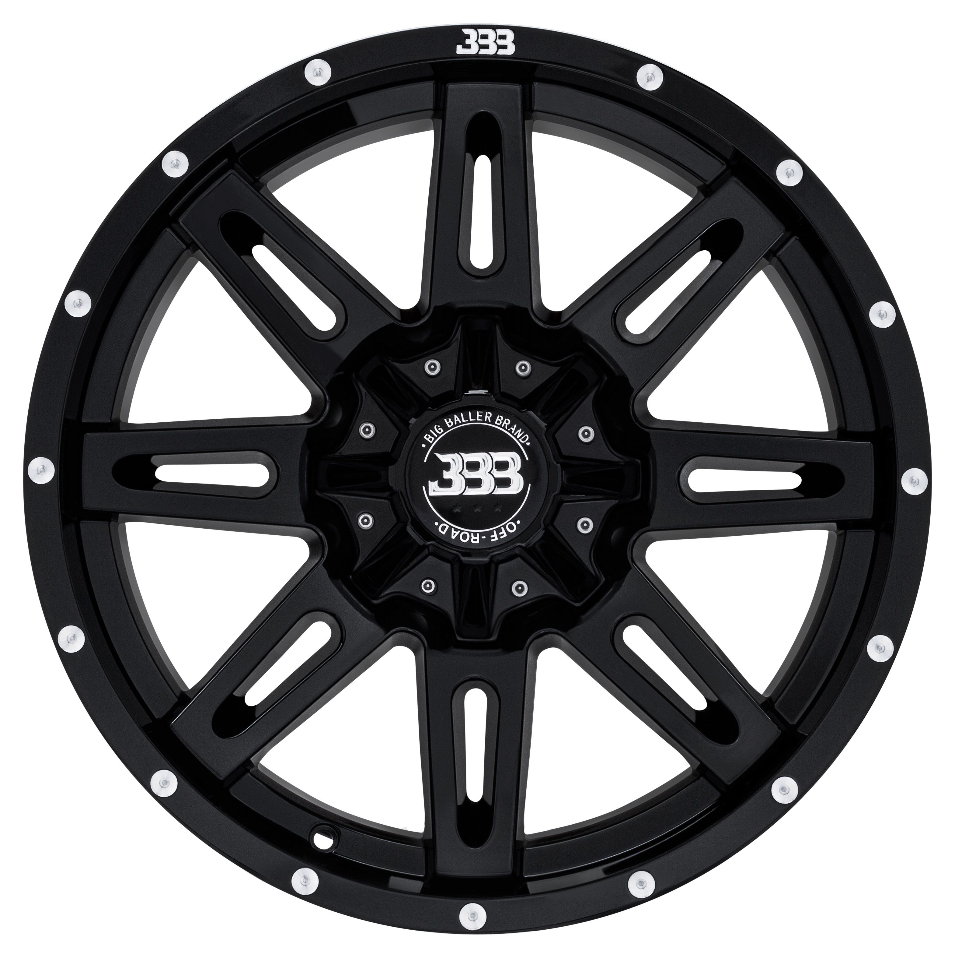 BBB H138 LB4 20x10 Gloss Black -25mm 78.1mm