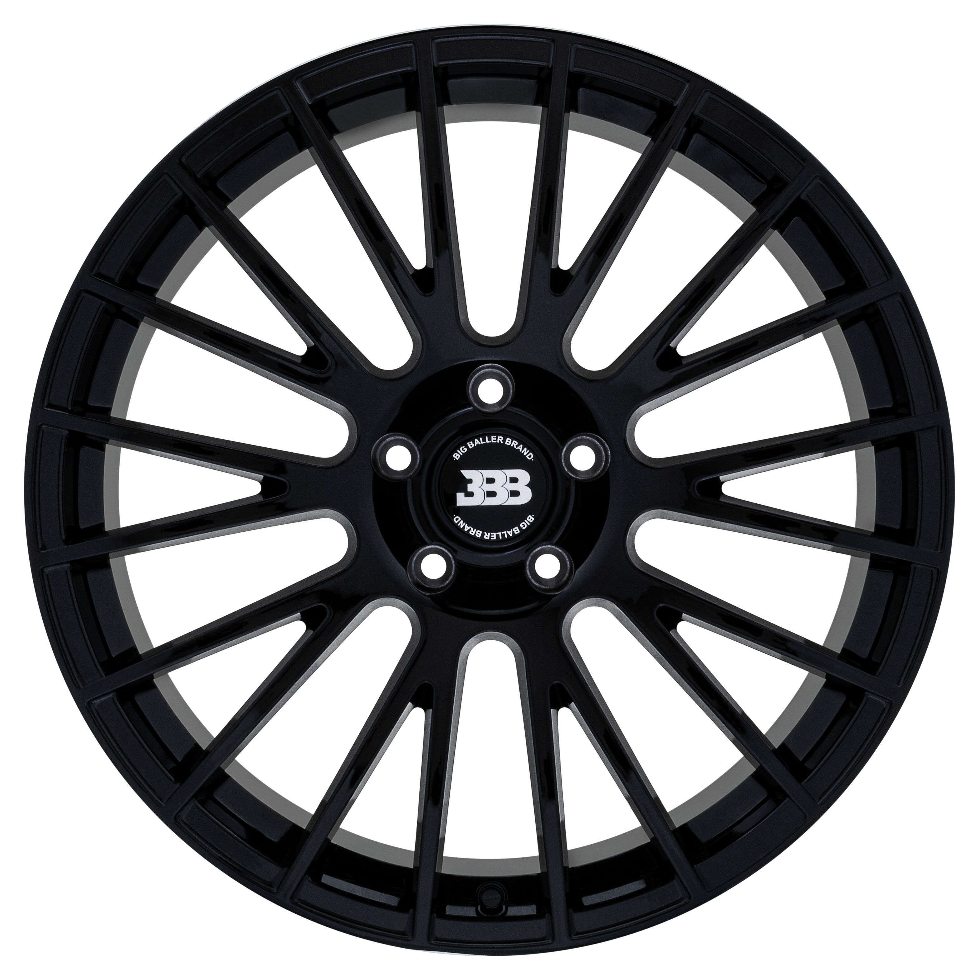 BBB H125 Z04 18x8 Full Gloss Black 5x120 +35mm 72.6mm