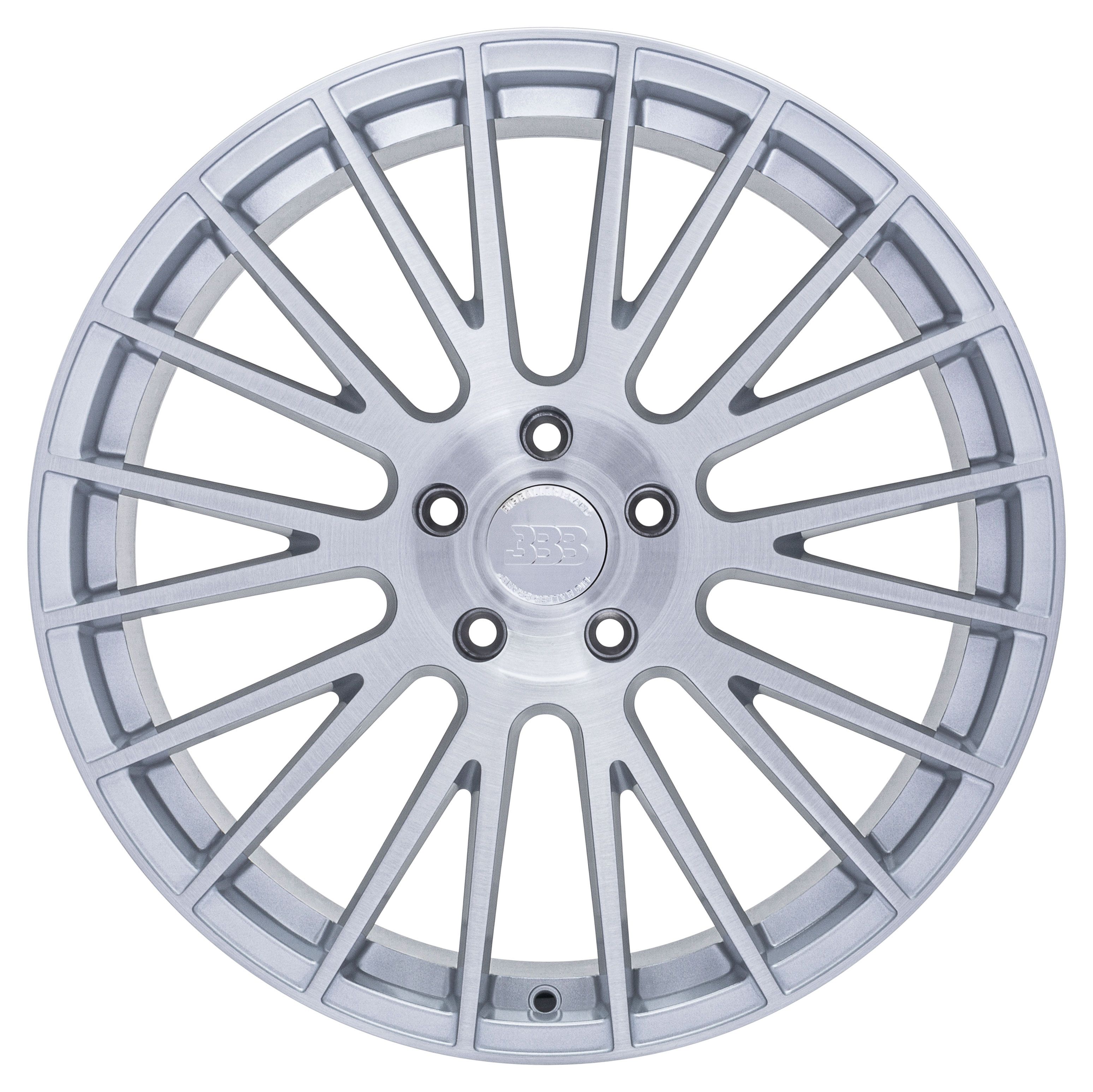 BBB H190 Z04 18x8 Gloss Silver with Brushed Face 5x114.3 +35mm 72.6mm