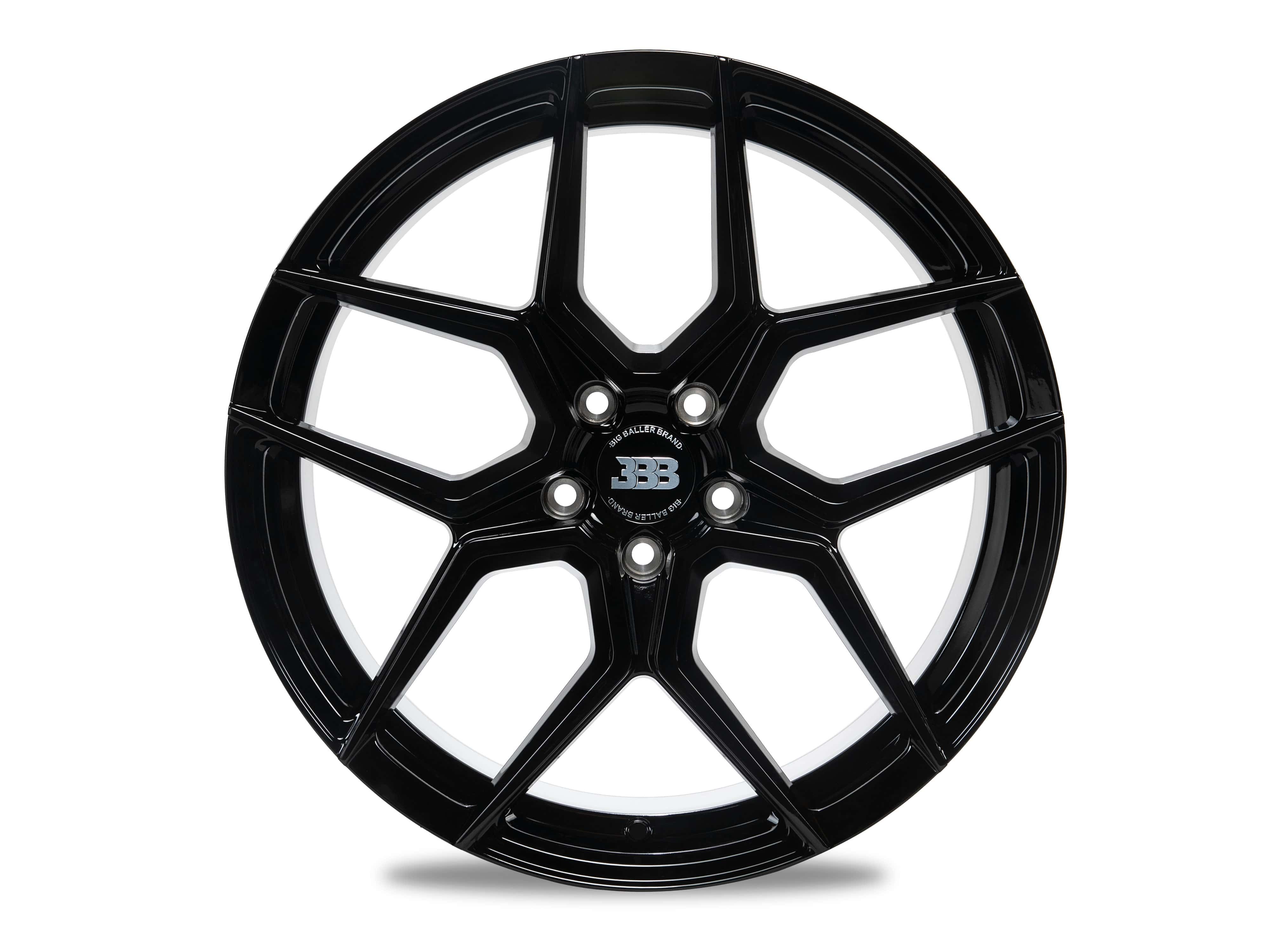 BBB H130 Z05 18x8 Full Gloss Black 5x114.3 +42mm 72.6mm