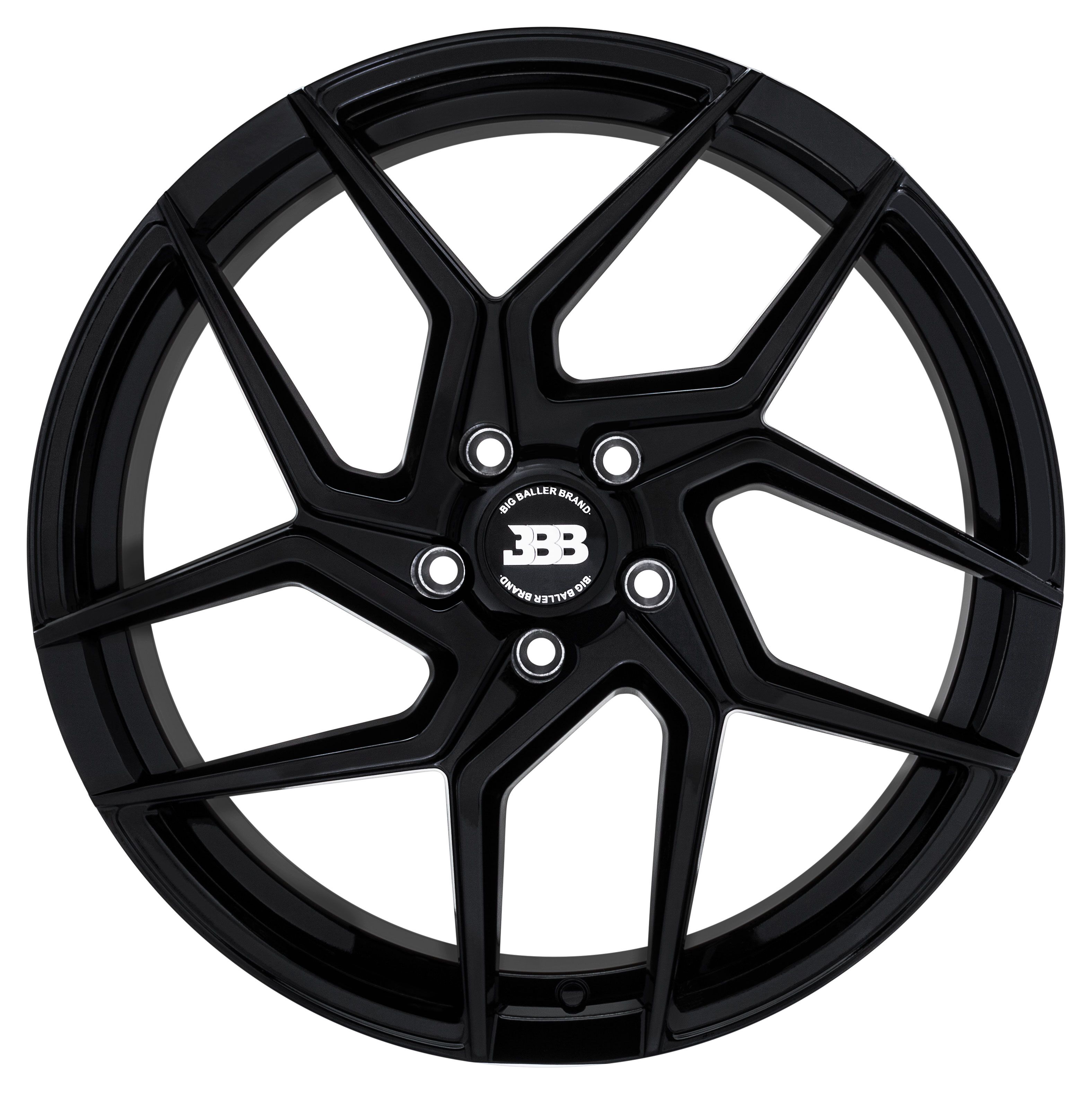 BBB H126 Z06 18x8 Full Gloss Black +42mm 72.6mm